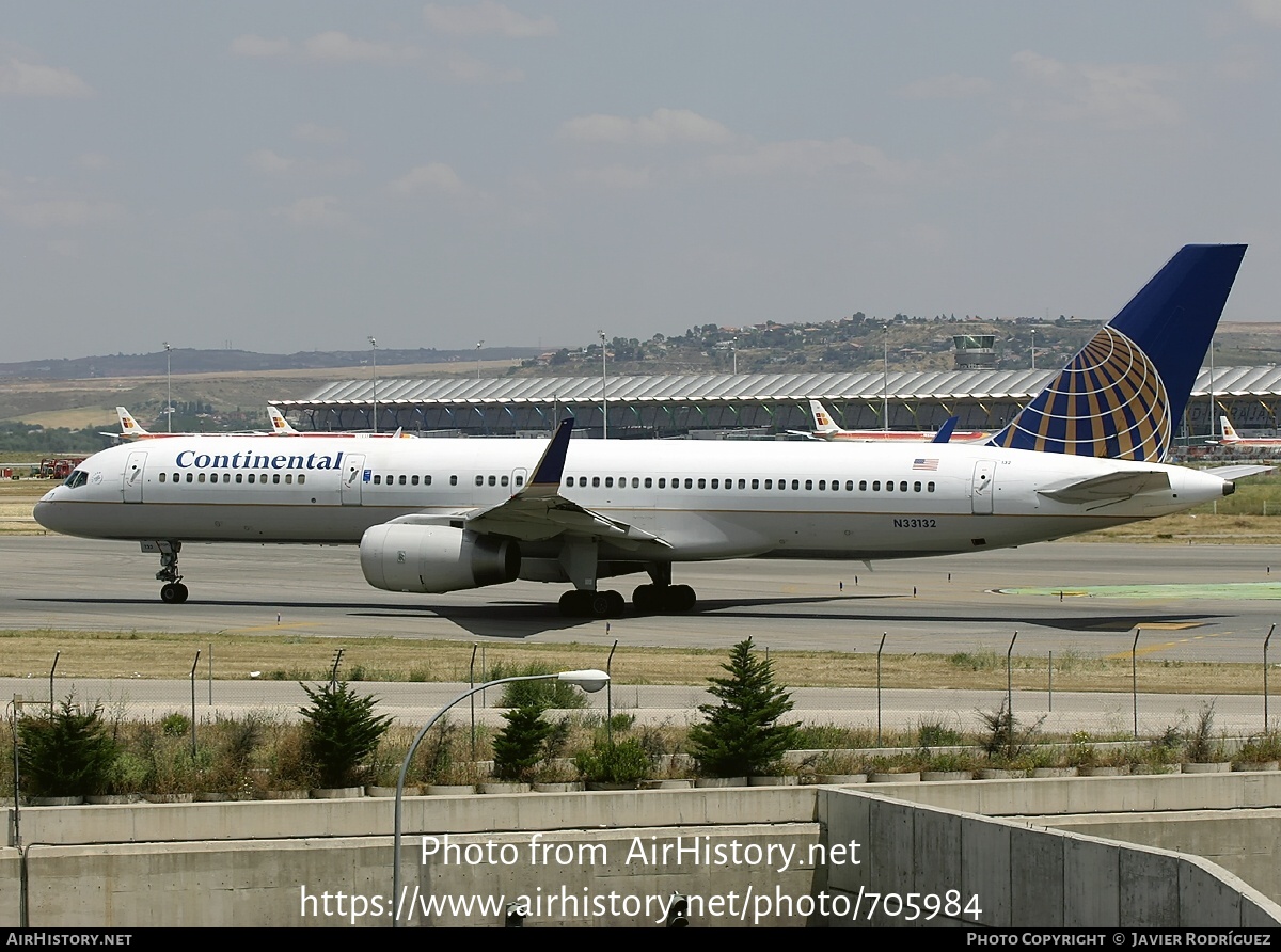 Aircraft Photo of N33132 | Boeing 757-224 | Continental Airlines | AirHistory.net #705984