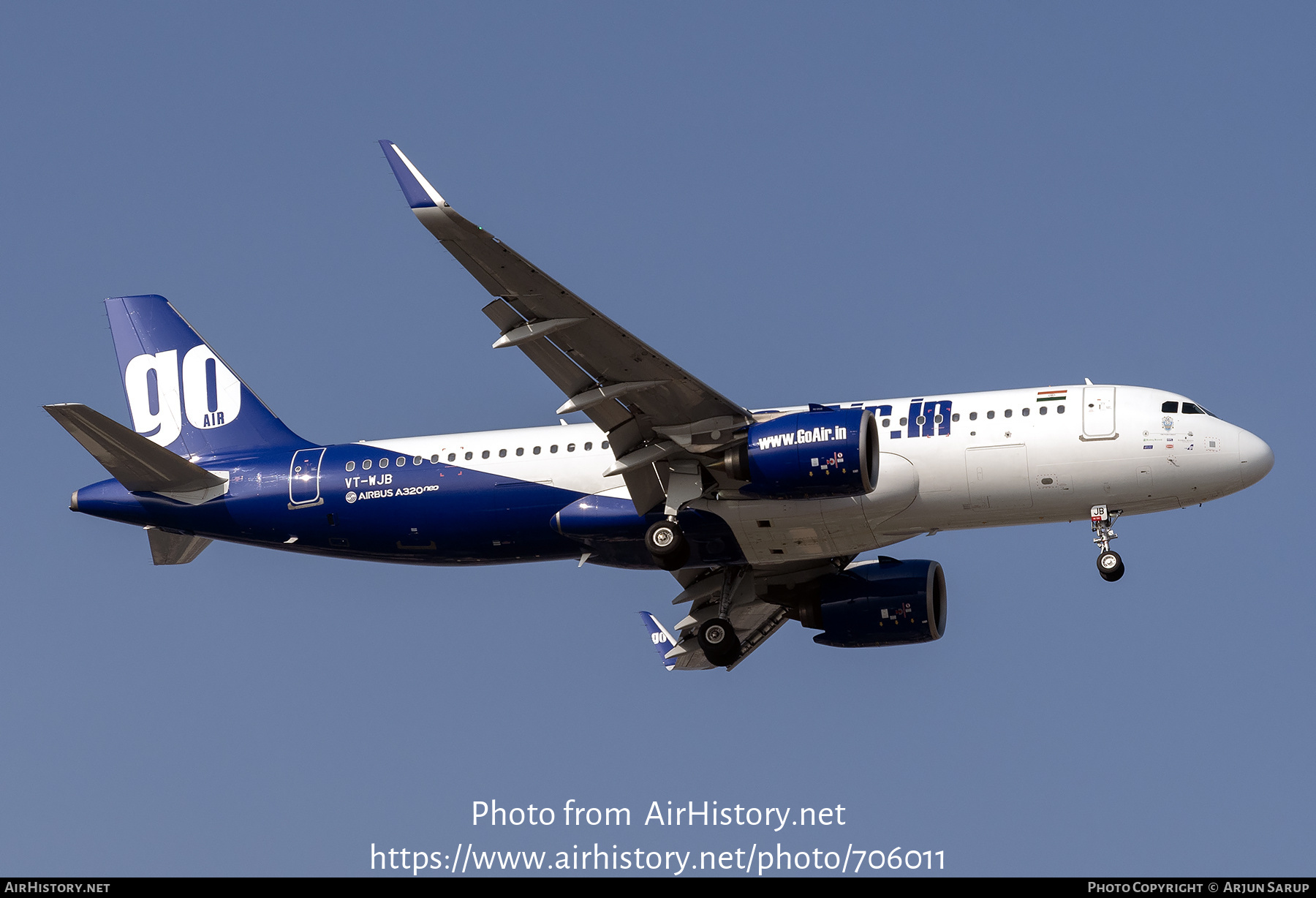 Aircraft Photo of VT-WJB | Airbus A320-271N | GoAir | AirHistory.net #706011