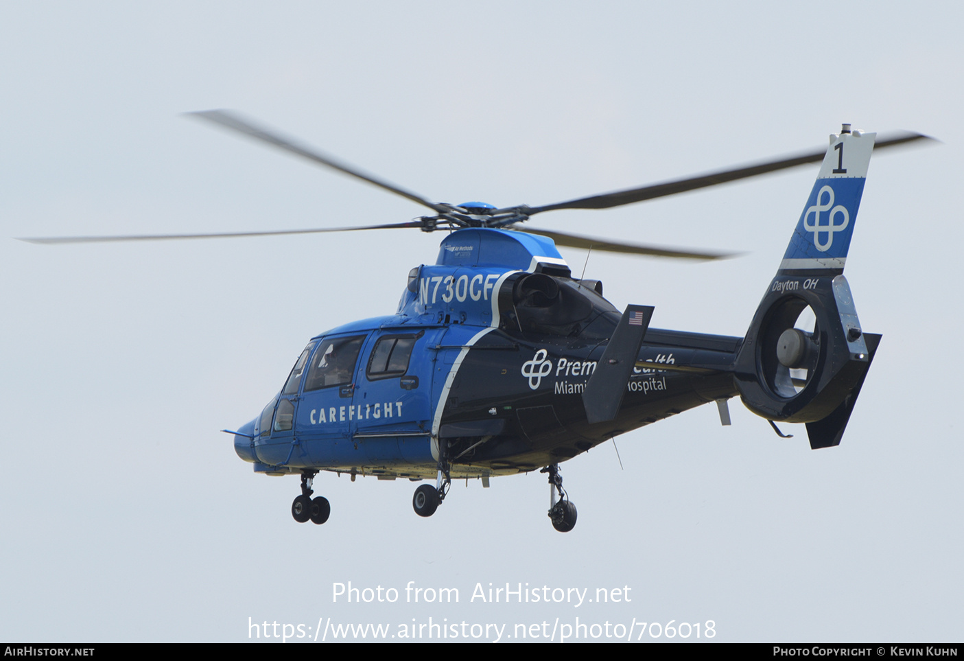 Aircraft Photo of N730CF | Eurocopter AS-365N-3+ Dauphin 2 | MVH - Miami Valley Hospital Care Flight | AirHistory.net #706018