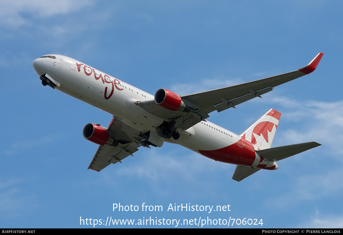 Aircraft Photo of C-FIYE | Boeing 767-33A/ER | Air Canada Rouge | AirHistory.net #706024