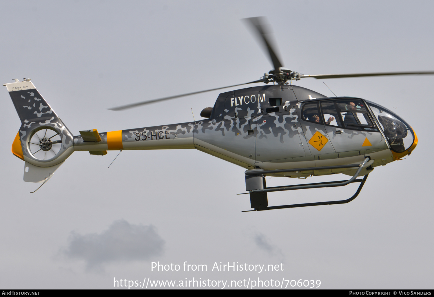 Aircraft Photo of S5-HCE | Eurocopter EC-120B Colibri | Flycom | AirHistory.net #706039