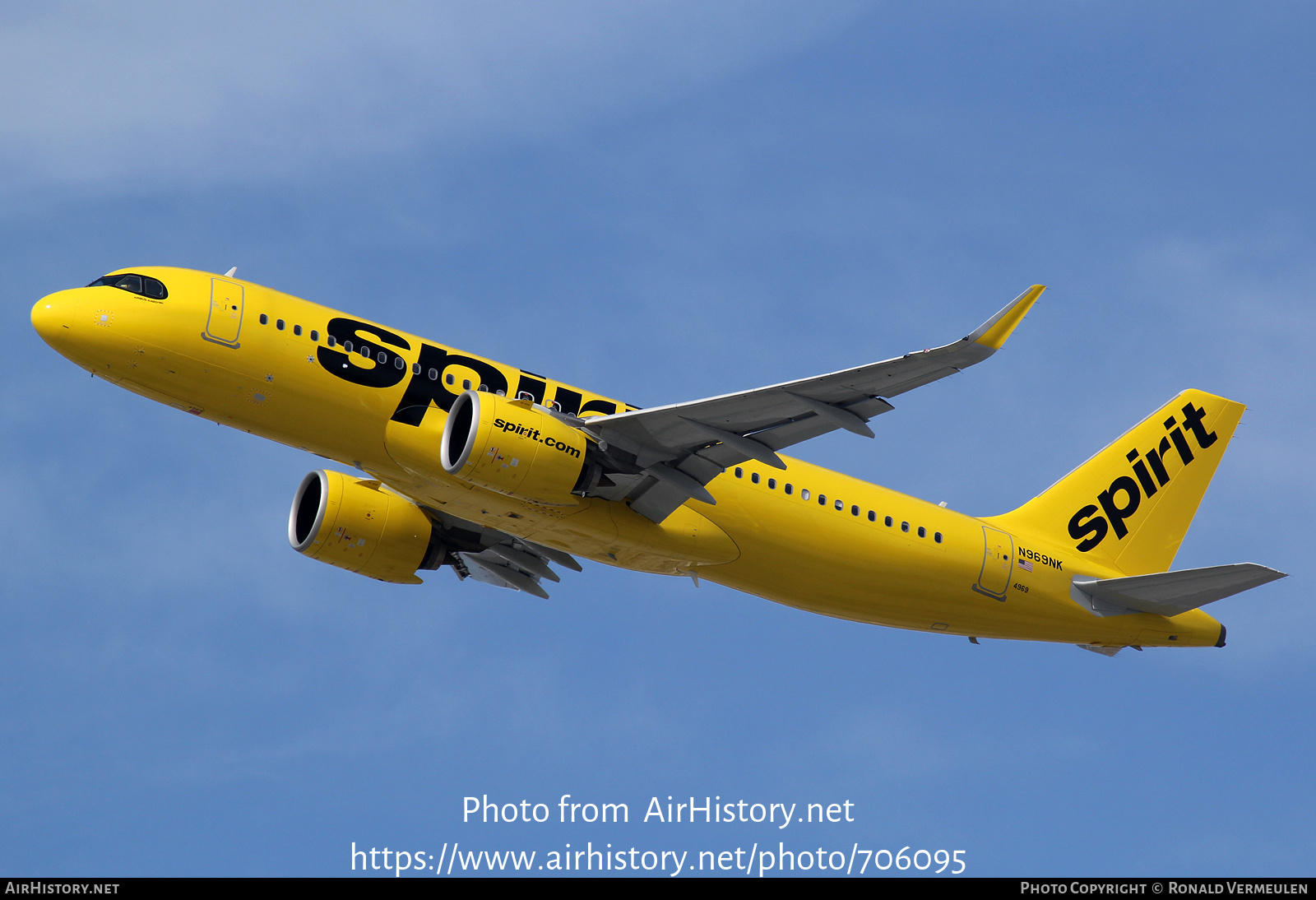 Aircraft Photo of N969NK | Airbus A320-271N | Spirit Airlines | AirHistory.net #706095