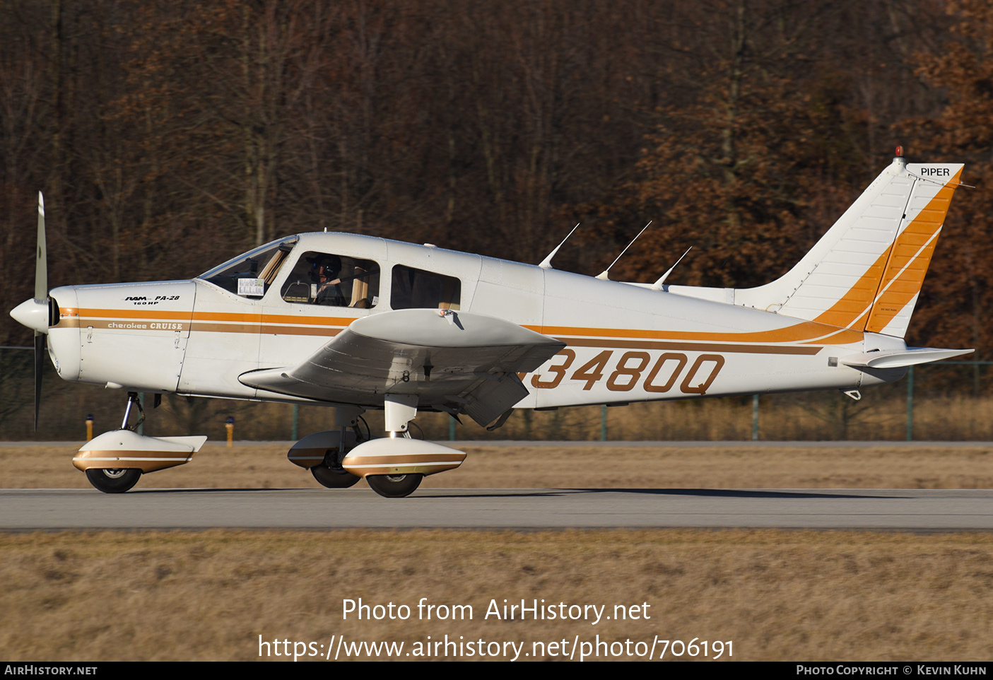 Aircraft Photo of N3480Q | Piper PA-28-140(160) Cherokee Cruiser | AirHistory.net #706191