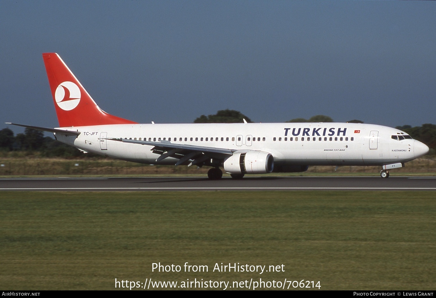 Aircraft Photo of TC-JFT | Boeing 737-8F2 | Turkish Airlines | AirHistory.net #706214