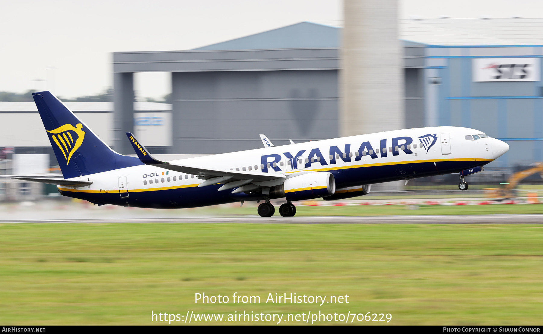 Aircraft Photo of EI-EKL | Boeing 737-8AS | Ryanair | AirHistory.net #706229