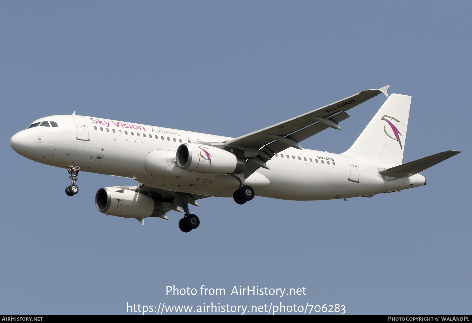 Aircraft Photo of SU-SKB | Airbus A320-232 | Sky Vision Airlines | AirHistory.net #706283