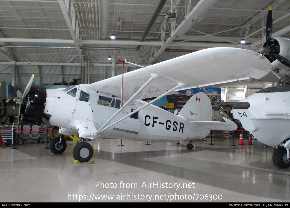 Aircraft Photo of CF-GSR | Noorduyn Norseman V | AirHistory.net #706300