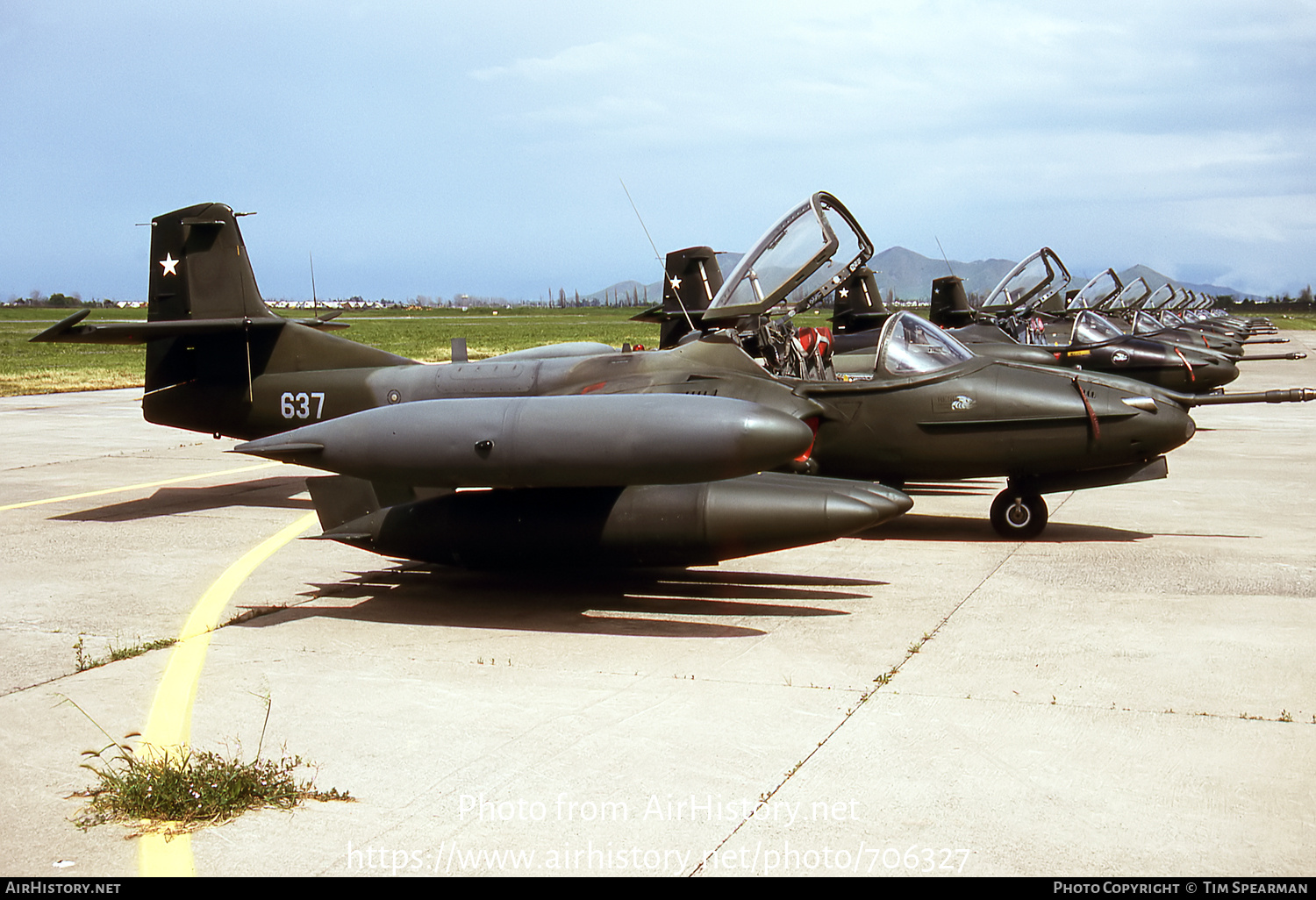 Aircraft Photo of 637 | Cessna OA-37B Dragonfly (318E) | Chile - Air Force | AirHistory.net #706327