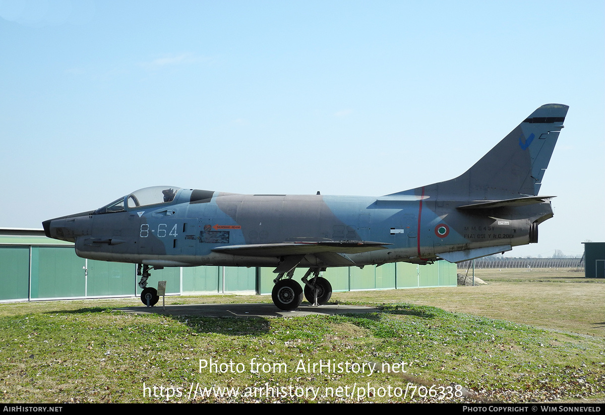 Aircraft Photo of MM6451 | Fiat G-91Y | Italy - Air Force | AirHistory.net #706338