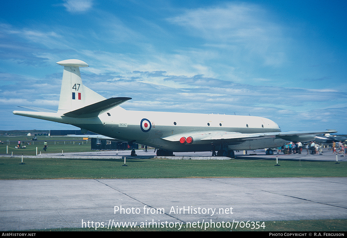 Aircraft Photo of XV247 | Hawker Siddeley HS-801 Nimrod MR.1 | UK - Air Force | AirHistory.net #706354