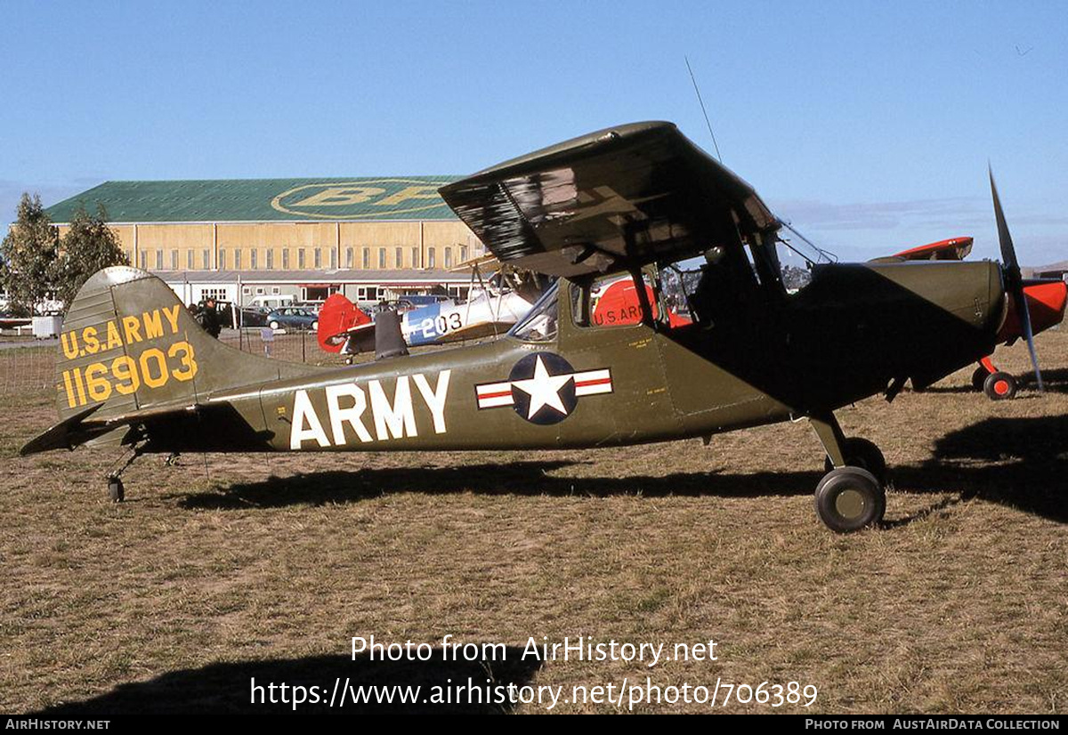 Aircraft Photo of ZK-FYA / 116903 | Cessna O-1G Bird Dog | USA - Army | AirHistory.net #706389