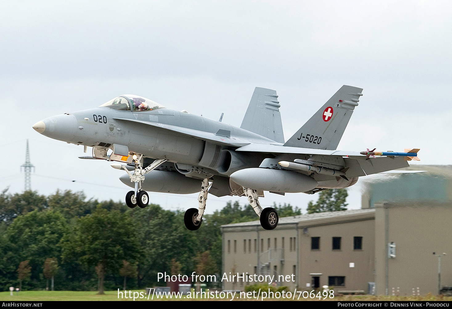 Aircraft Photo of J-5020 | McDonnell Douglas F/A-18C Hornet | Switzerland - Air Force | AirHistory.net #706498