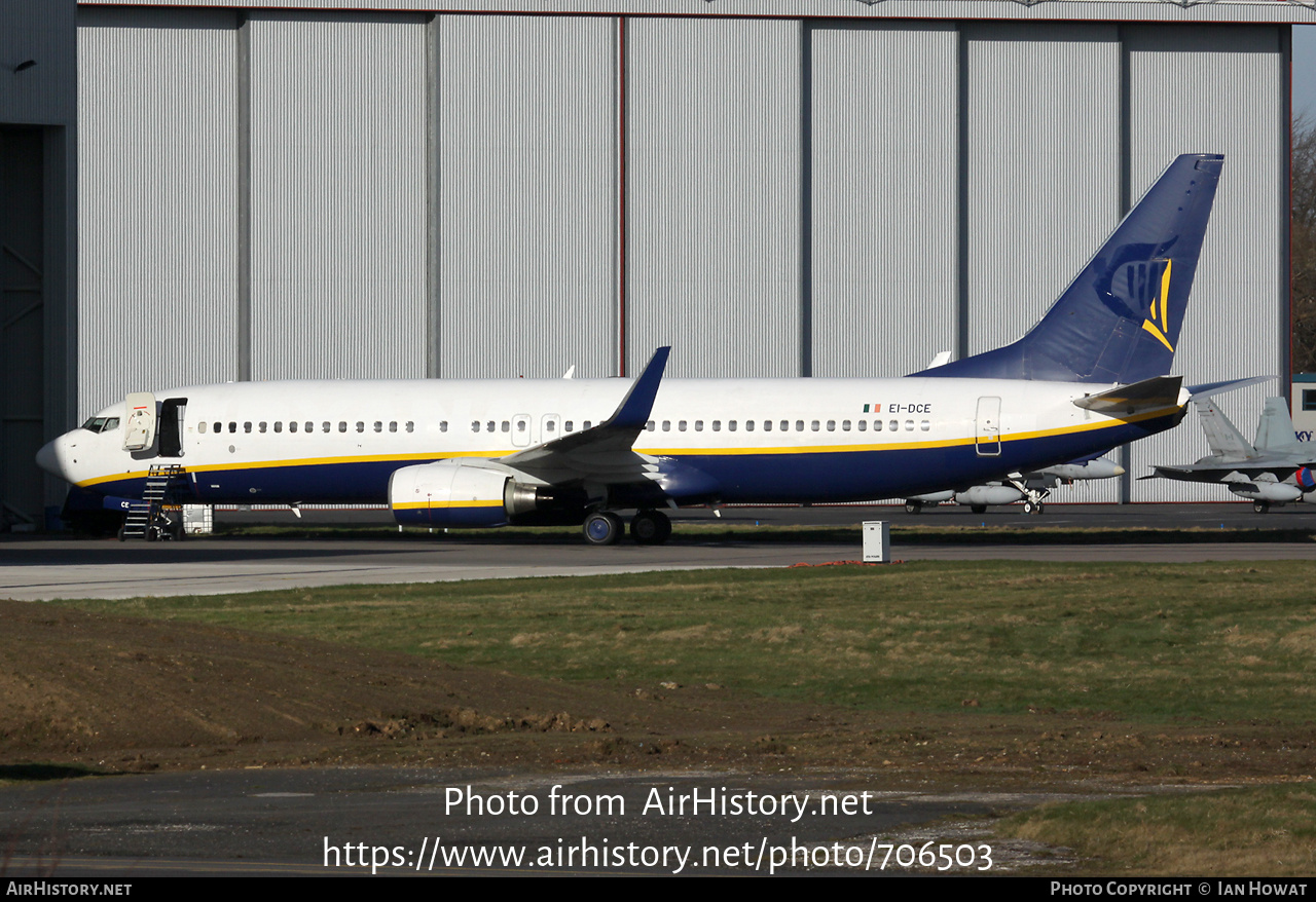 Aircraft Photo of EI-DCE | Boeing 737-8AS | Ryanair | AirHistory.net #706503