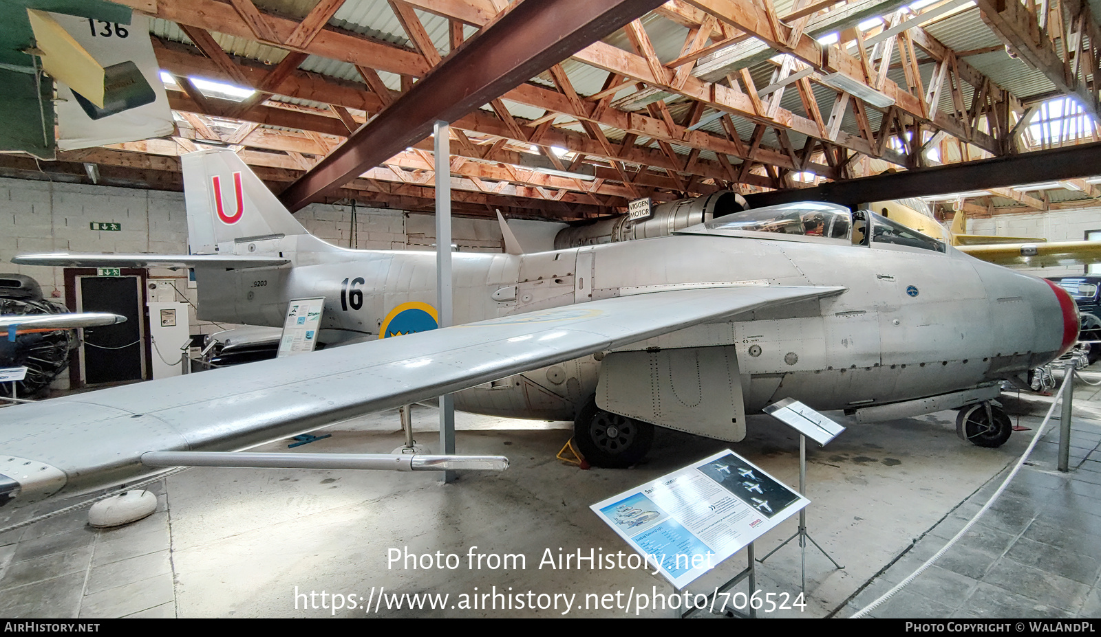 Aircraft Photo of 29203 | Saab J29A Tunnan | Sweden - Air Force | AirHistory.net #706524