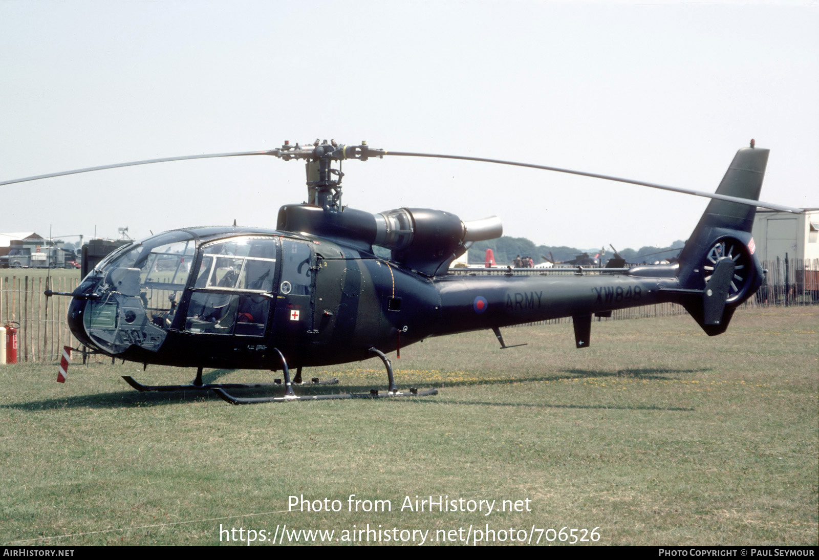 Aircraft Photo of XW848 | Aerospatiale SA-341B Gazelle AH1 | UK - Army | AirHistory.net #706526