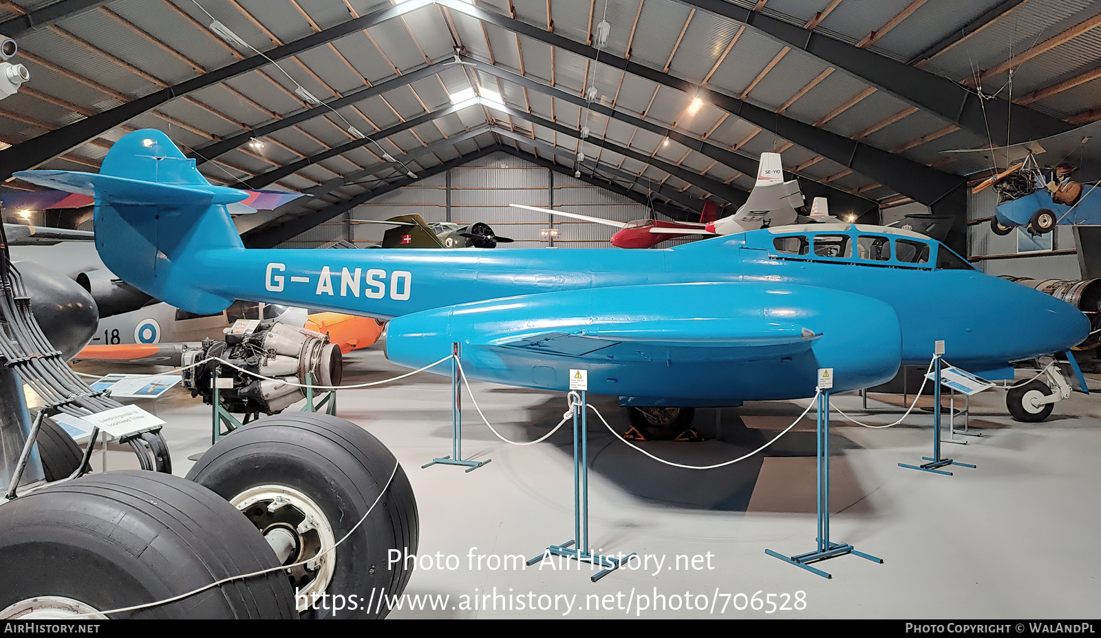 Aircraft Photo of G-ANSO | Gloster Meteor T7 | AirHistory.net #706528