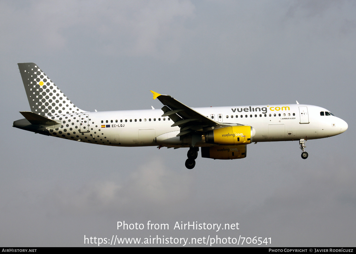 Aircraft Photo of EC-LQJ | Airbus A320-232 | Vueling Airlines | AirHistory.net #706541