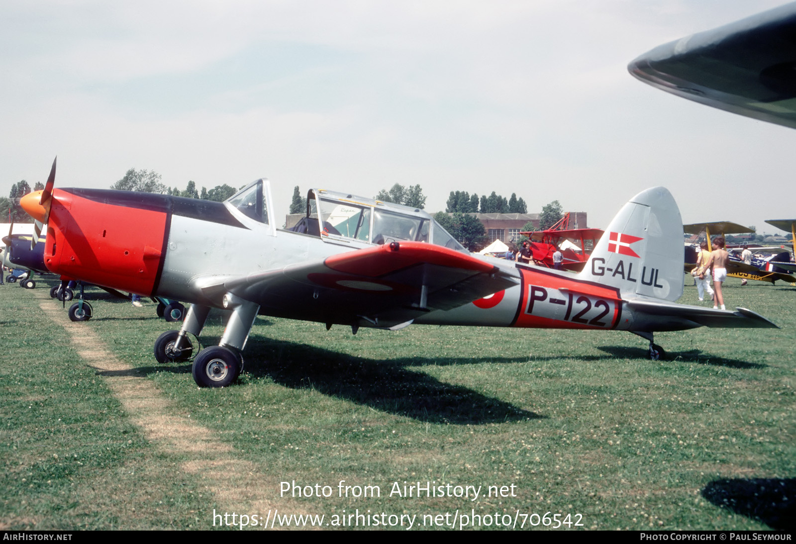 Aircraft Photo of G-ALUL / P-122 | De Havilland DHC-1 Chipmunk Mk22 | Denmark - Air Force | AirHistory.net #706542