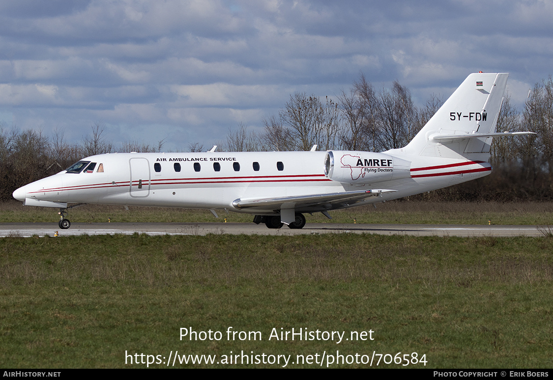 Aircraft Photo of 5Y-FDW | Cessna 680 Citation Sovereign | AMREF Flying Doctors | AirHistory.net #706584