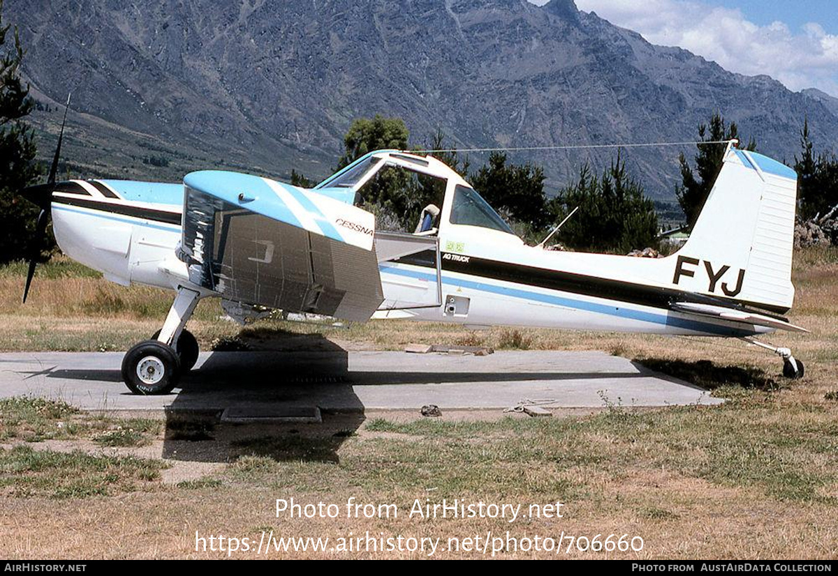 Aircraft Photo of ZK-FYJ / FYJ | Cessna A188B AgTruck | AirHistory.net #706660