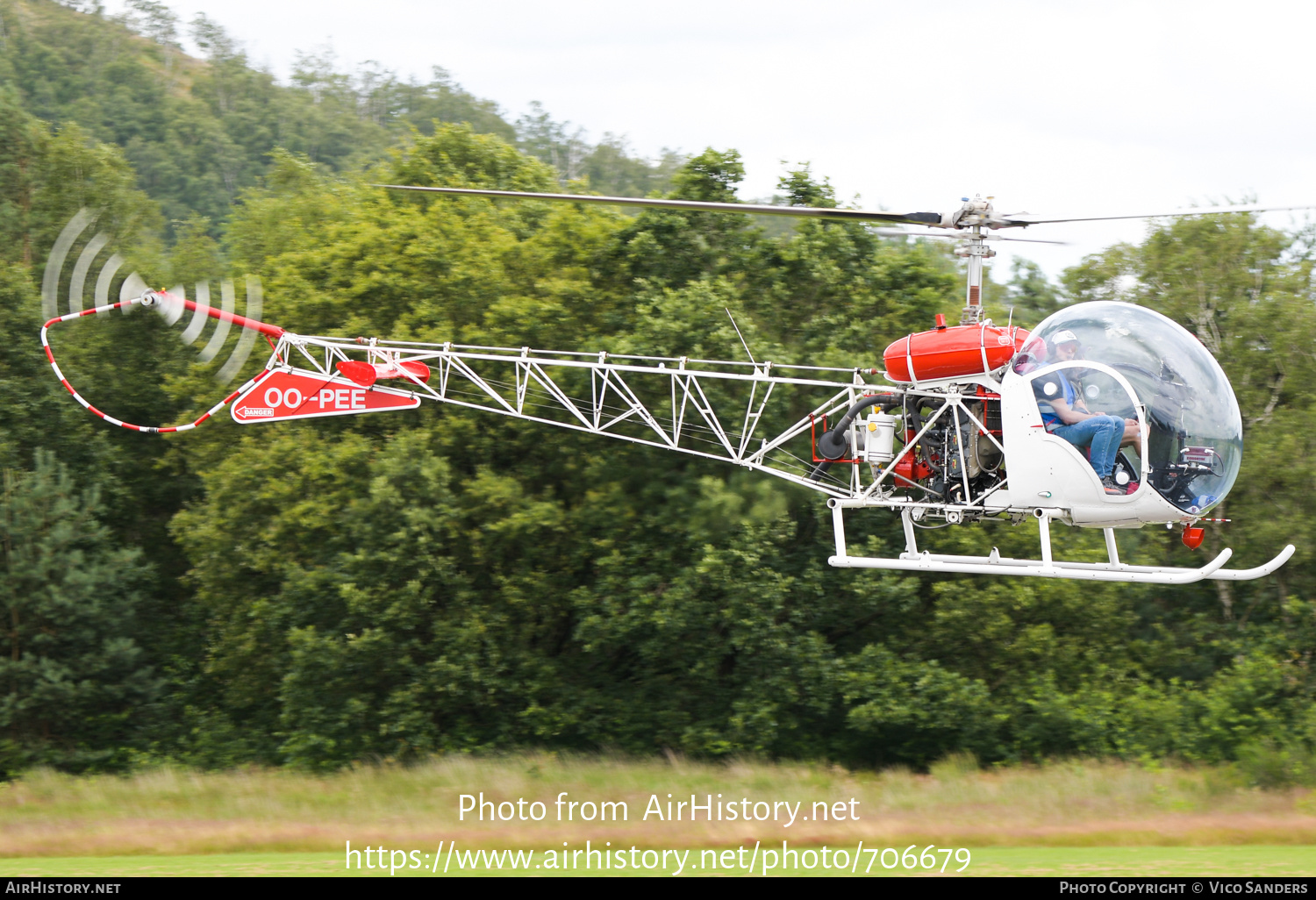 Aircraft Photo of OO-PEE | Bell 47G-2 | AirHistory.net #706679