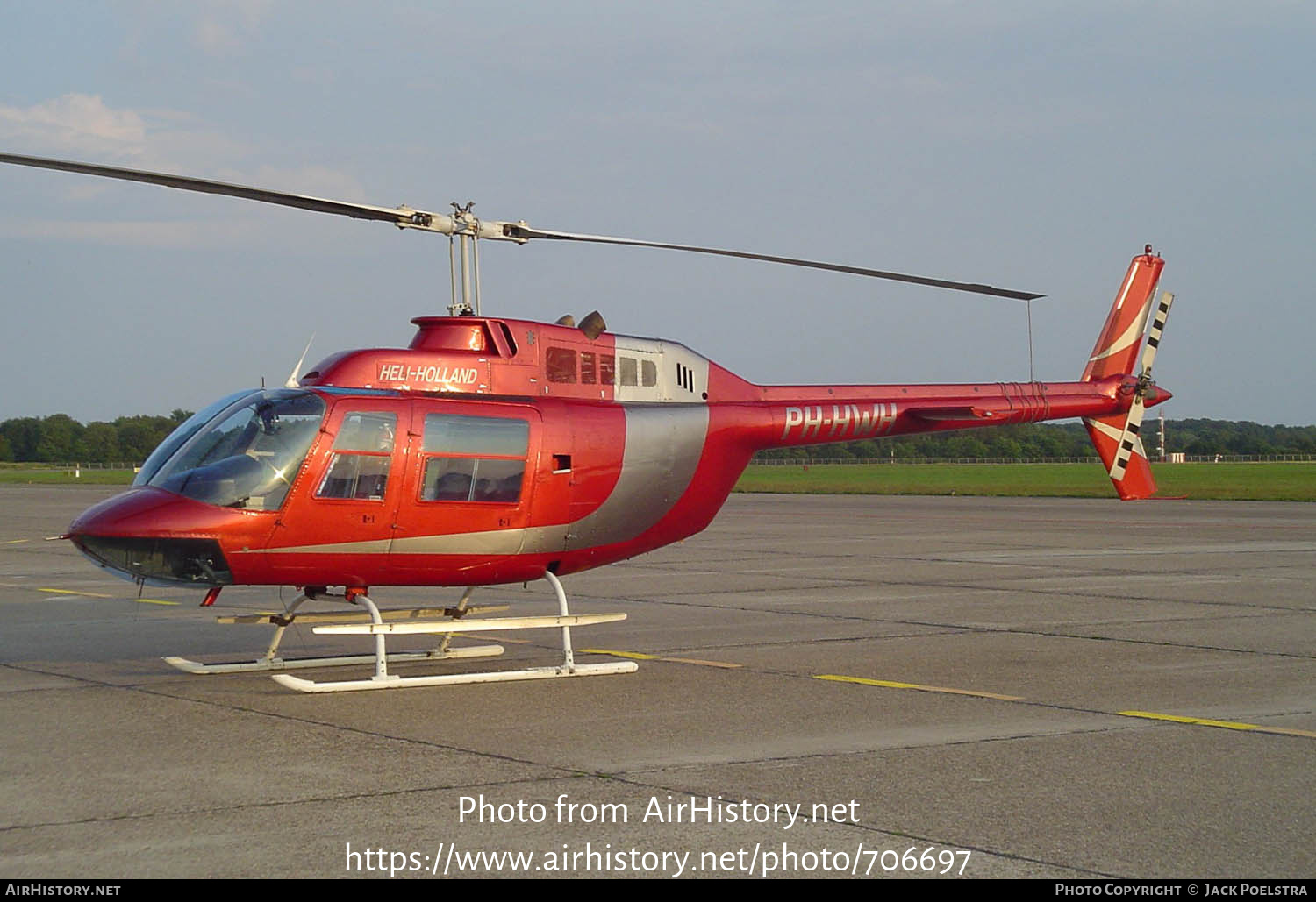 Aircraft Photo of PH-HWH | Bell AB-206B JetRanger II | Heli Holland | AirHistory.net #706697