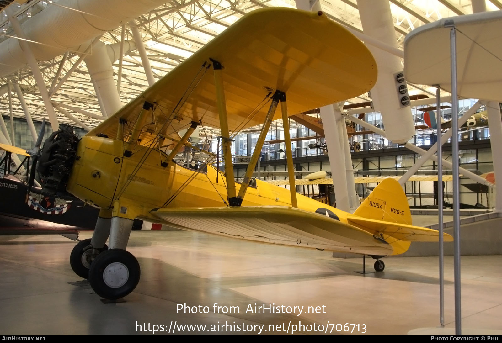 Aircraft Photo of 61064 | Boeing N2S-5 Kaydet (E75) | USA - Navy | AirHistory.net #706713