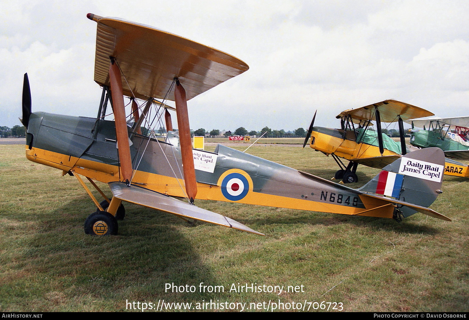 Aircraft Photo of G-BALX / N6848 | De Havilland D.H. 82A Tiger Moth II | UK - Air Force | AirHistory.net #706723