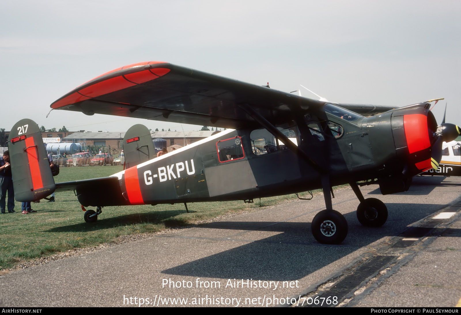 Aircraft Photo of G-BKPU / 217 | Max Holste MH.1521M Broussard | AirHistory.net #706768