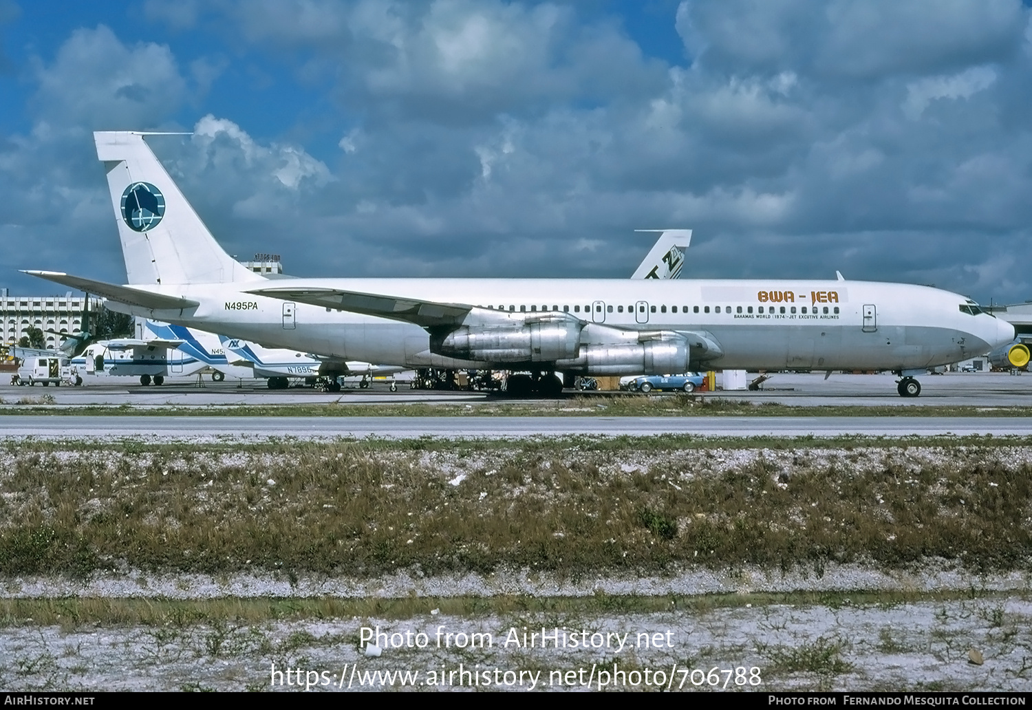 Aircraft Photo of N495PA | Boeing 707-321B | Bahamas World Airways | AirHistory.net #706788