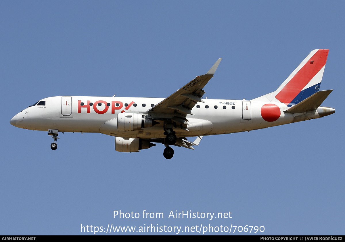 Aircraft Photo of F-HBXE | Embraer 170STD (ERJ-170-100STD) | Hop! | AirHistory.net #706790