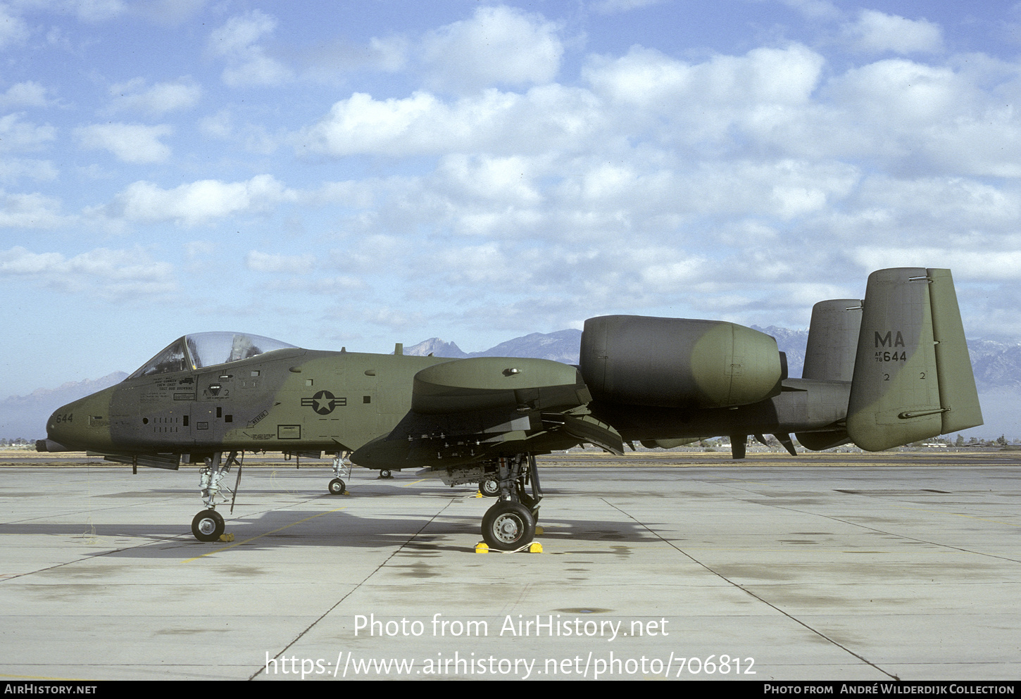 Aircraft Photo of 78-0644 / AF78-644 | Fairchild A-10A Thunderbolt II | USA - Air Force | AirHistory.net #706812