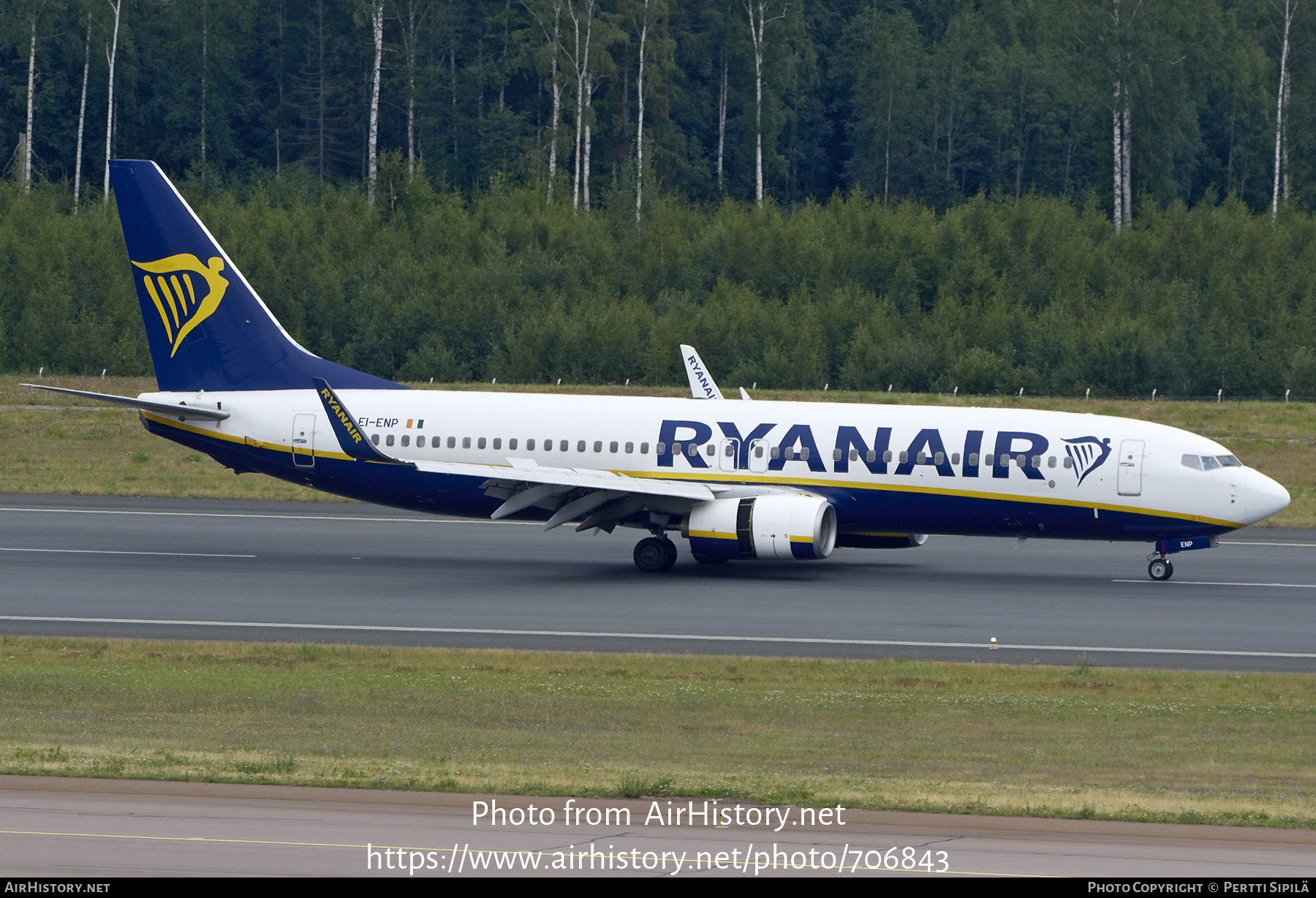 Aircraft Photo of EI-ENP | Boeing 737-8AS | Ryanair | AirHistory.net #706843