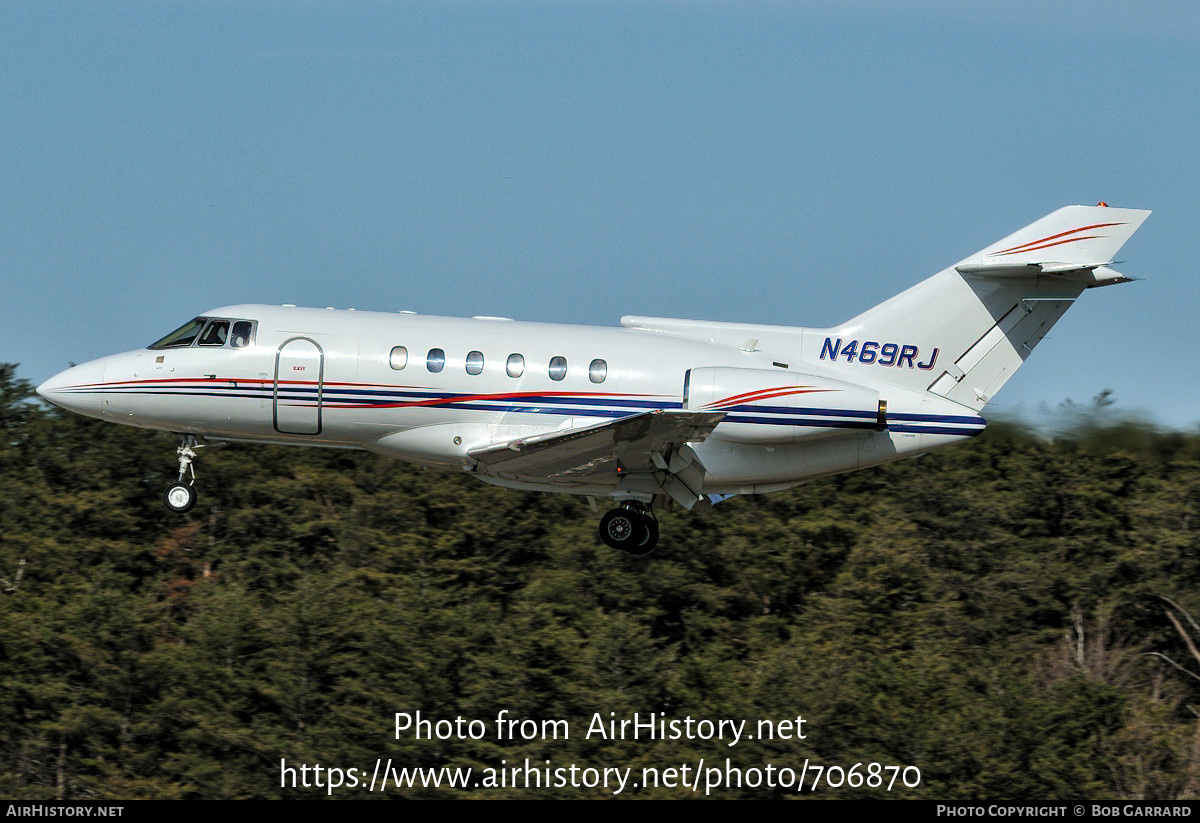 Aircraft Photo of N469RJ | British Aerospace BAe-125-800A | AirHistory.net #706870