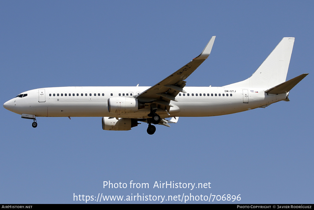 Aircraft Photo of OM-GTJ | Boeing 737-8K5 | AirHistory.net #706896