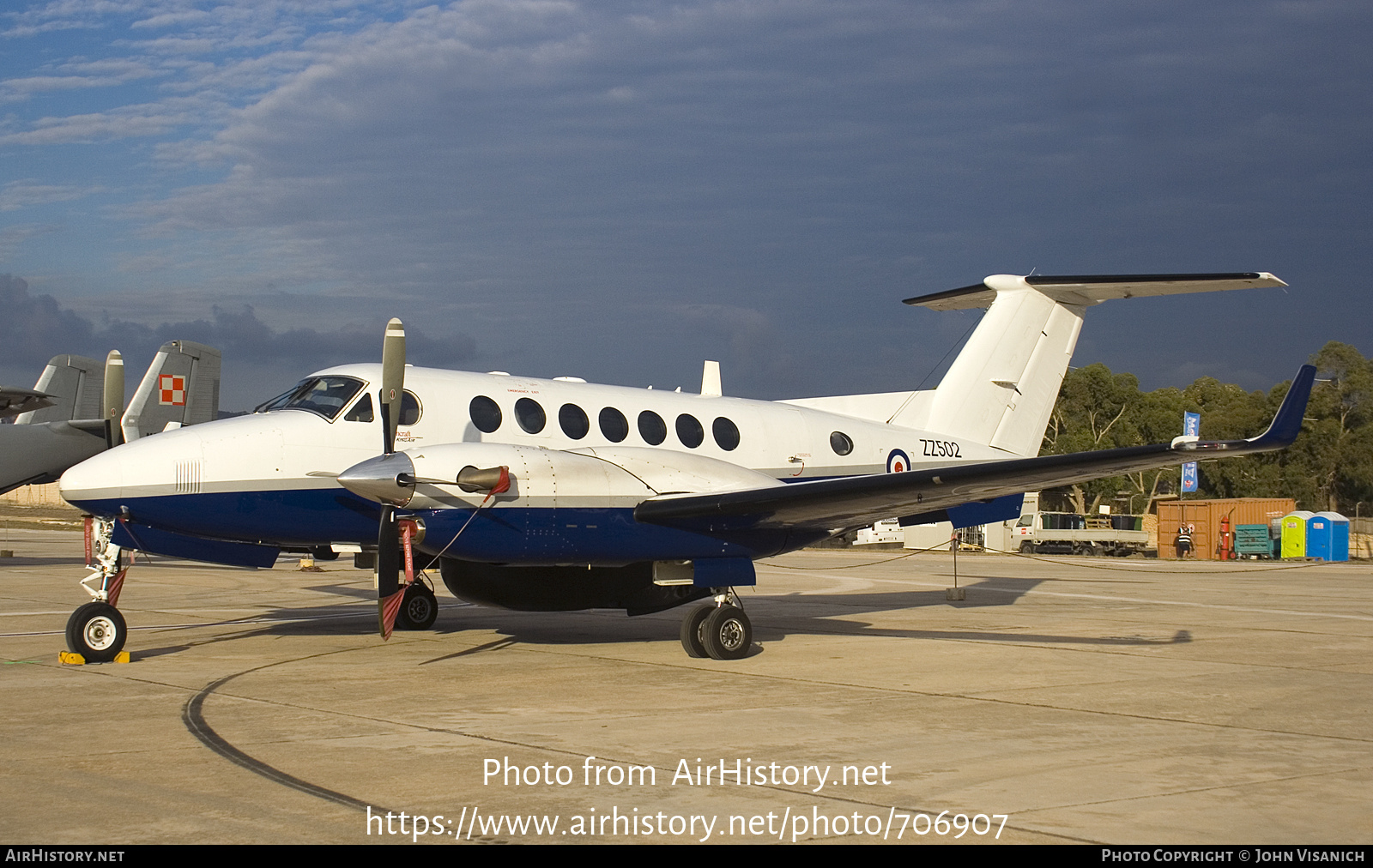 Aircraft Photo of ZZ502 | Hawker Beechcraft 350CER Avenger T1 (300C) | UK - Navy | AirHistory.net #706907