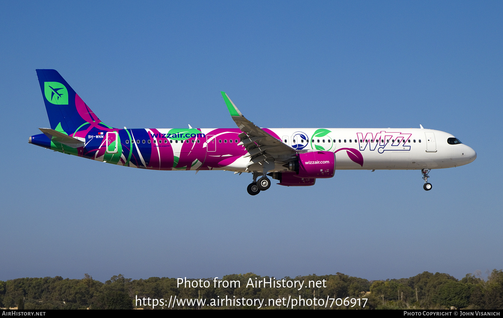 Aircraft Photo of 9H-WNM | Airbus A321-271NX | Wizz Air | AirHistory.net #706917