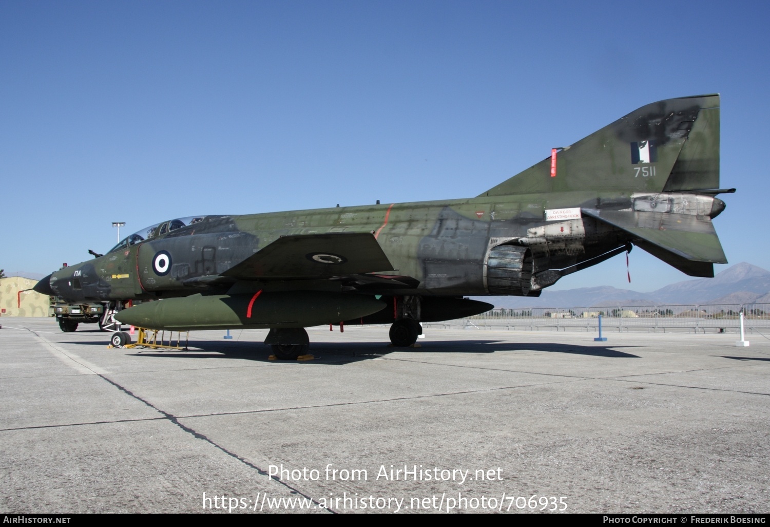 Aircraft Photo of 7511 | McDonnell Douglas RF-4E Phantom II | Greece - Air Force | AirHistory.net #706935