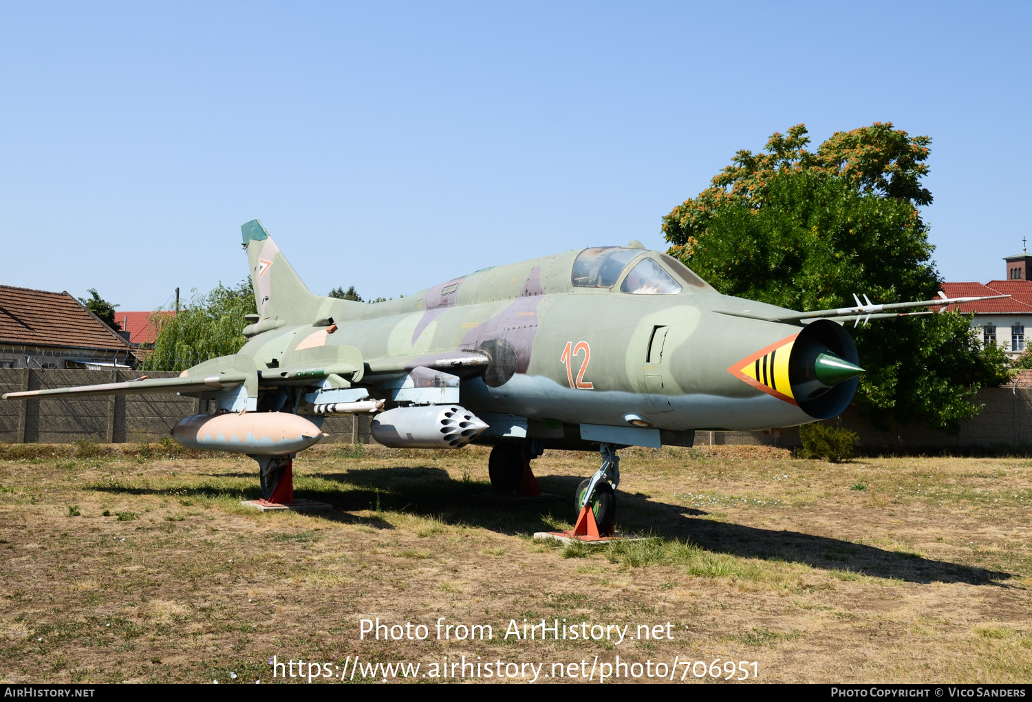 Aircraft Photo of 12 | Sukhoi Su-22M3 | Hungary - Air Force | AirHistory.net #706951