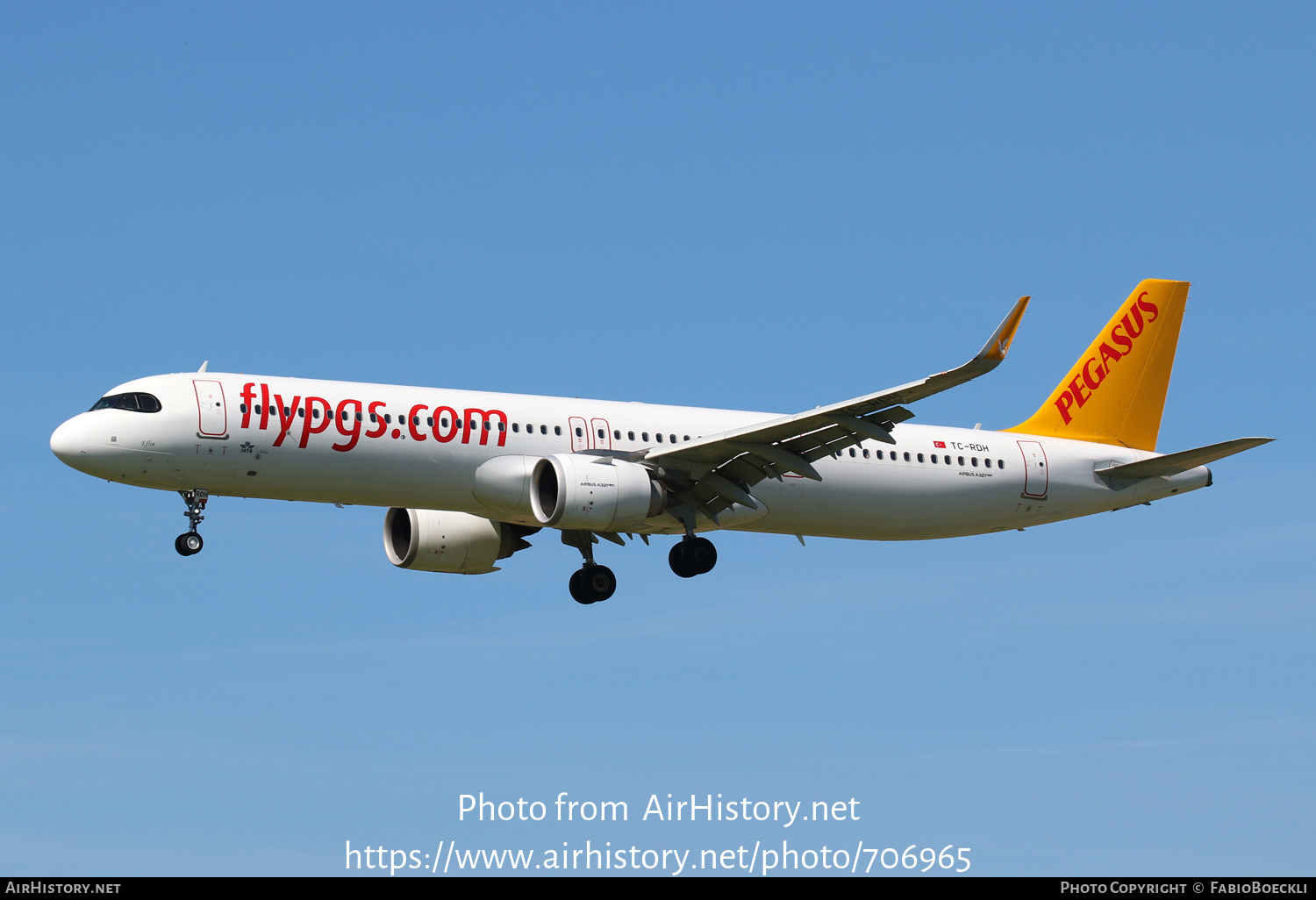 Aircraft Photo of TC-RDH | Airbus A321-251NX | Pegasus Airlines | AirHistory.net #706965