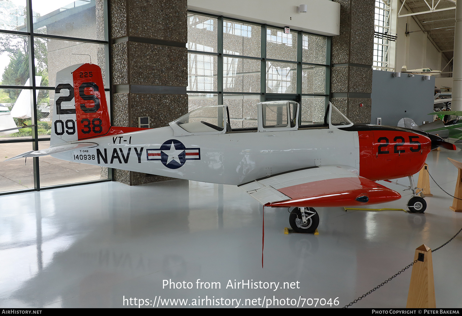 Aircraft Photo of 140938 / 0938 | Beech T-34B Mentor | USA - Navy | AirHistory.net #707046