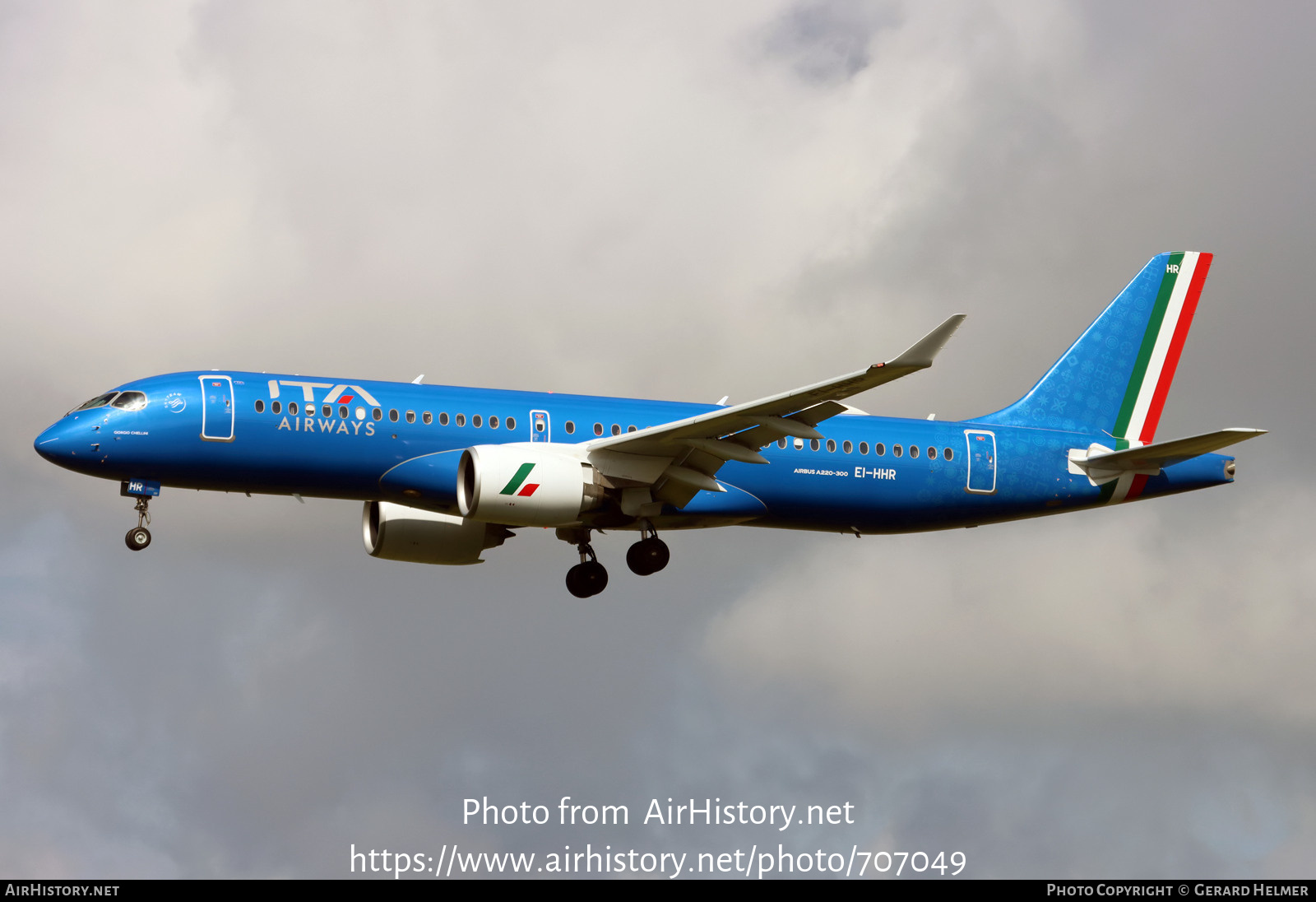 Aircraft Photo of EI-HHR | Airbus A220-300 (BD-500-1A11) | ITA Airways | AirHistory.net #707049