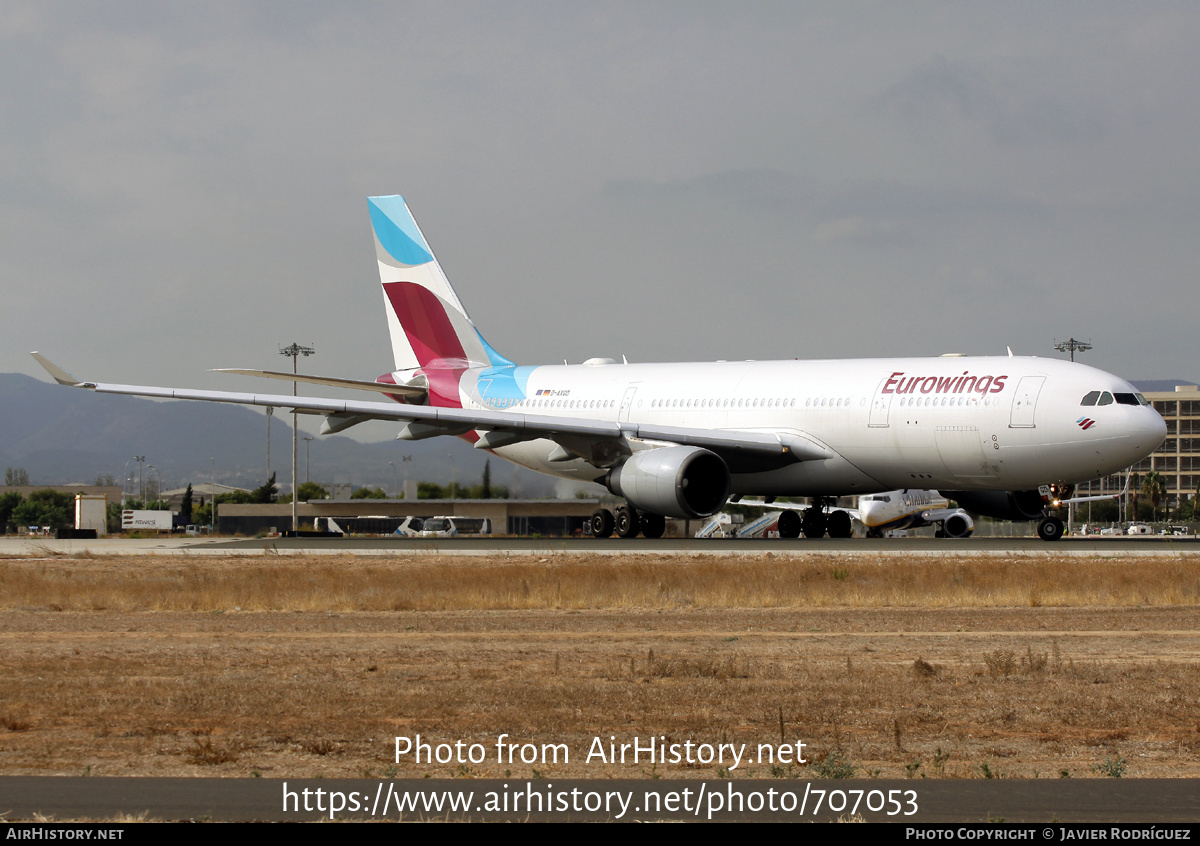 Aircraft Photo of D-AXGD | Airbus A330-203 | Eurowings | AirHistory.net #707053