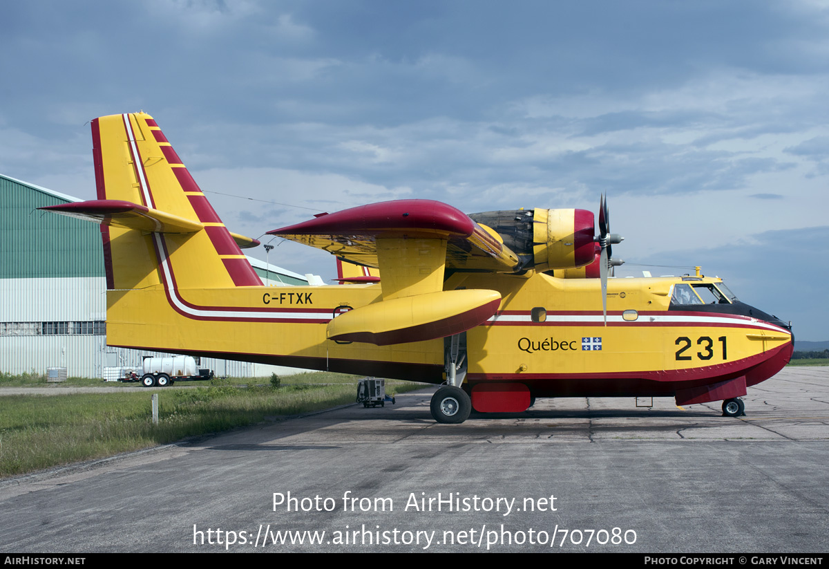 Aircraft Photo of C-FTXK | Canadair CL-215-I (CL-215-1A10) | Gouvernement du Québec | AirHistory.net #707080