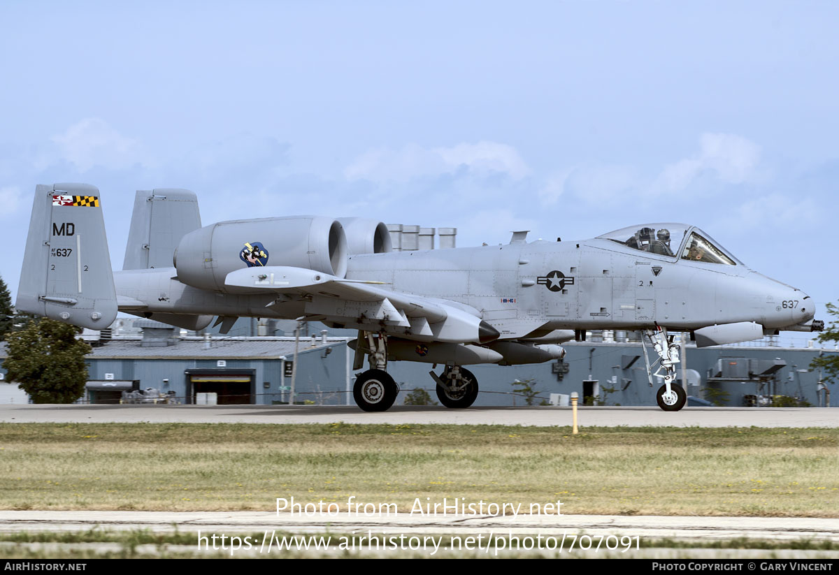 Aircraft Photo of 78-0637 / AF78-637 | Fairchild A-10C Thunderbolt II | USA - Air Force | AirHistory.net #707091