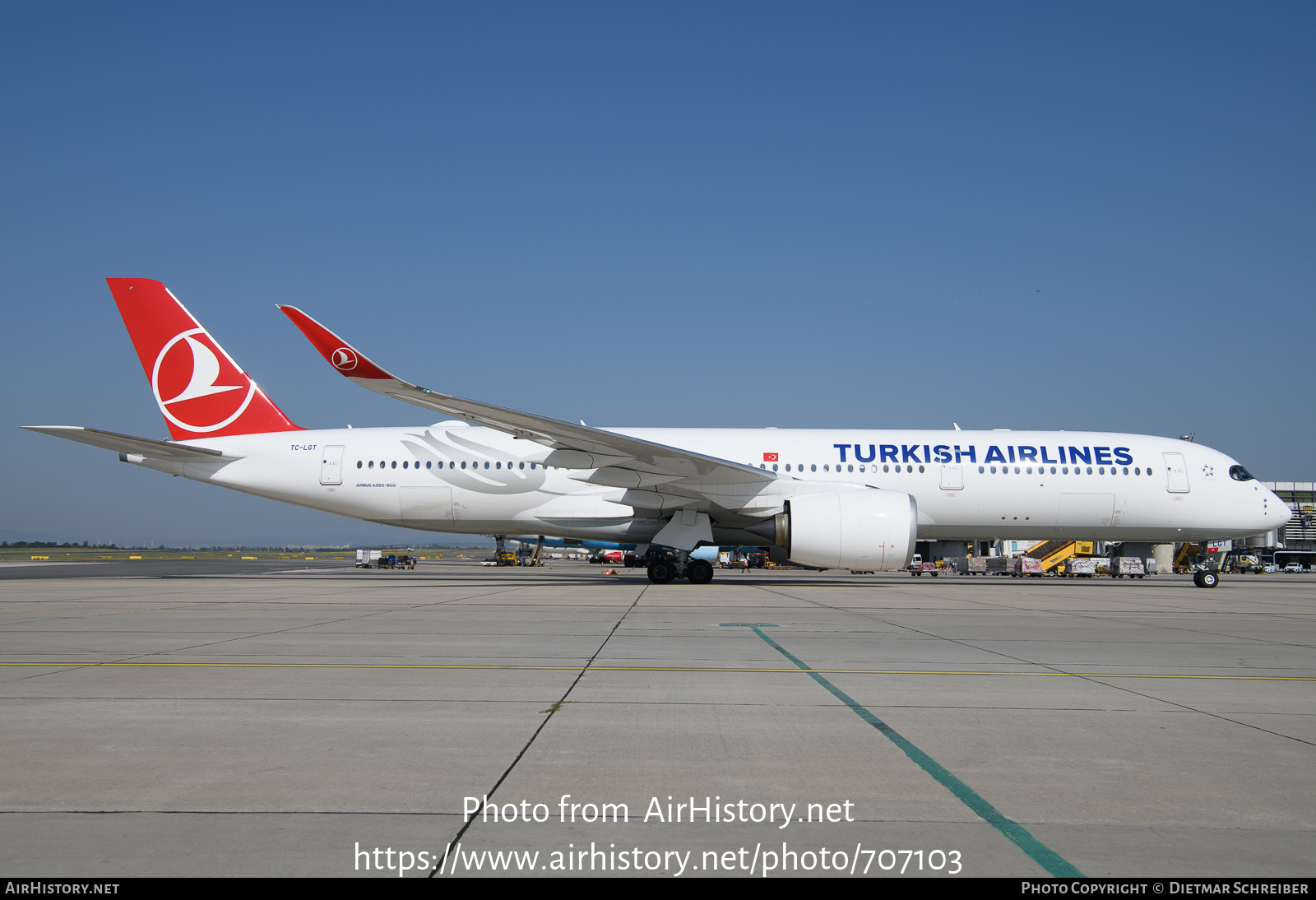 Aircraft Photo of TC-LGT | Airbus A350-941 | Turkish Airlines | AirHistory.net #707103