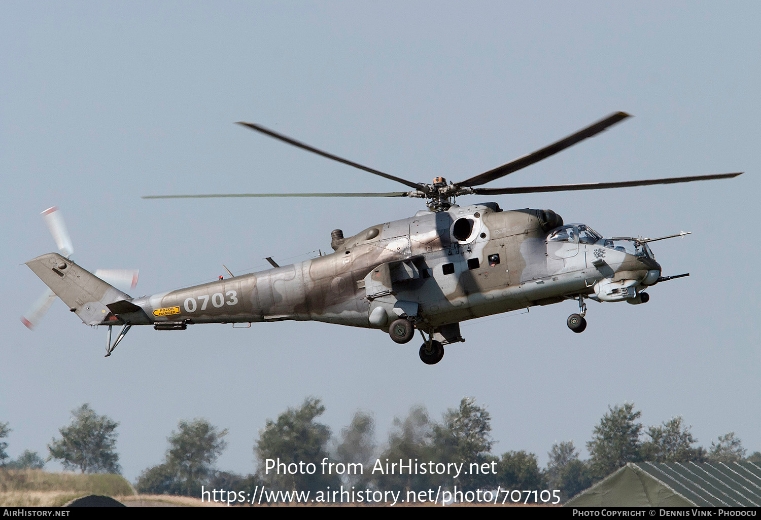 Aircraft Photo of 0703 | Mil Mi-24V | Czechia - Air Force | AirHistory.net #707105