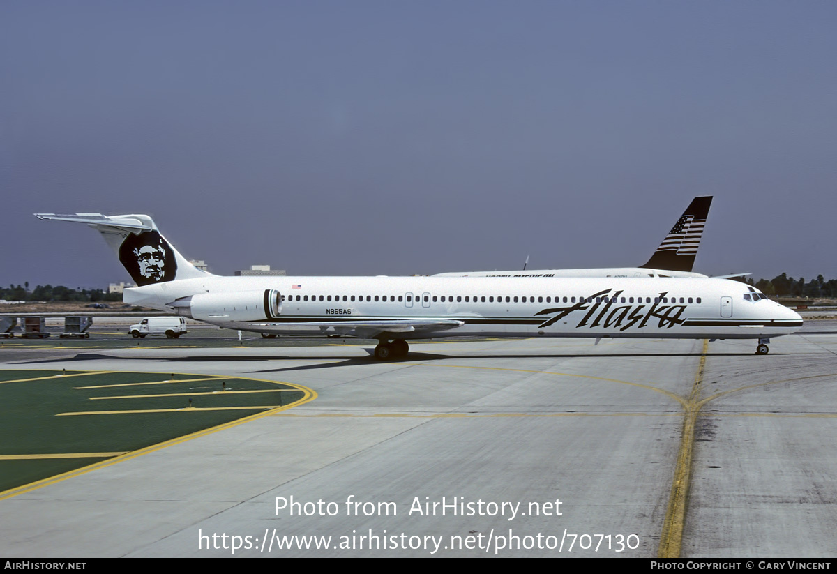 Aircraft Photo of N965AS | McDonnell Douglas MD-83 (DC-9-83) | Alaska Airlines | AirHistory.net #707130