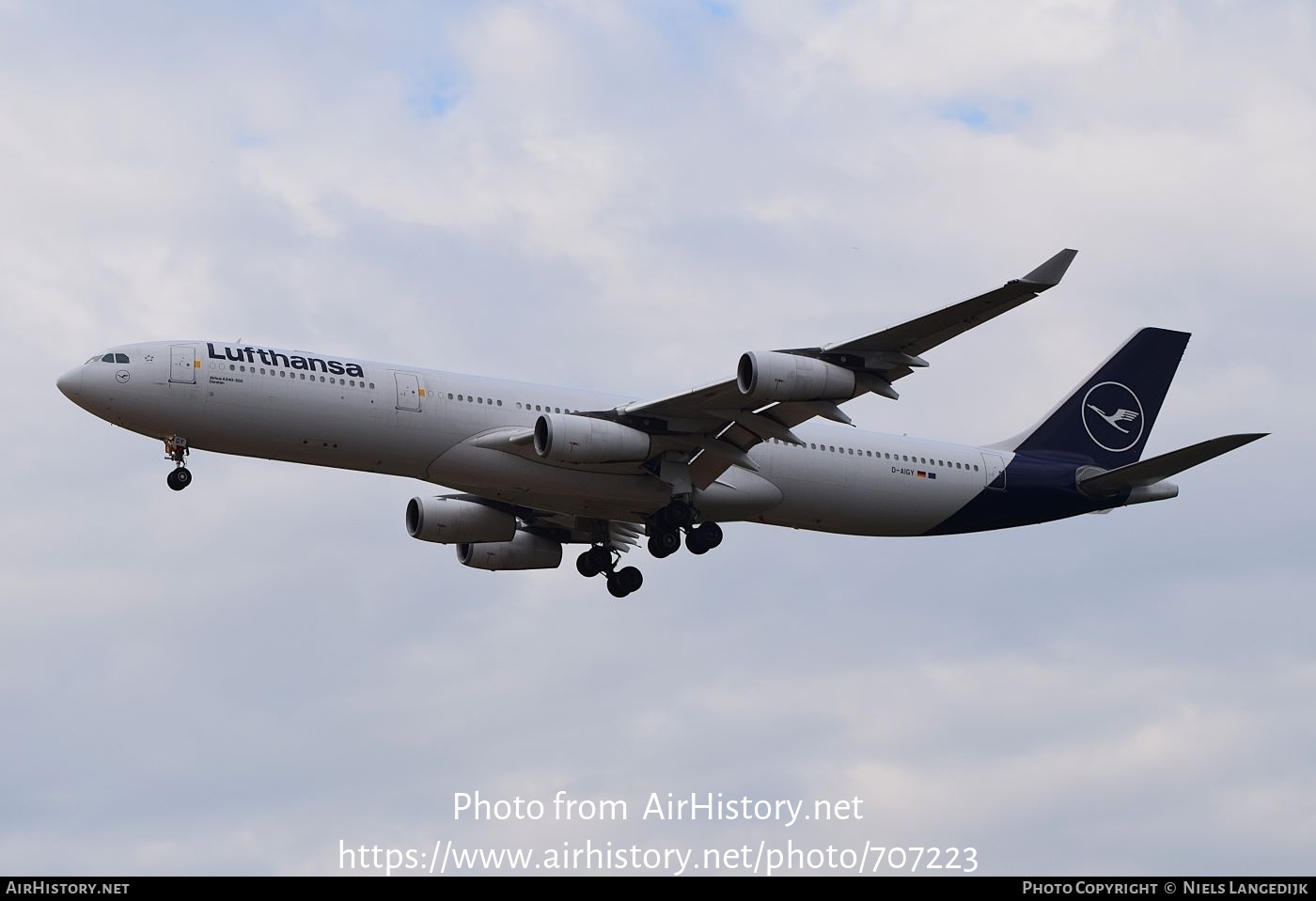 Aircraft Photo of D-AIGY | Airbus A340-313X | Lufthansa | AirHistory.net #707223