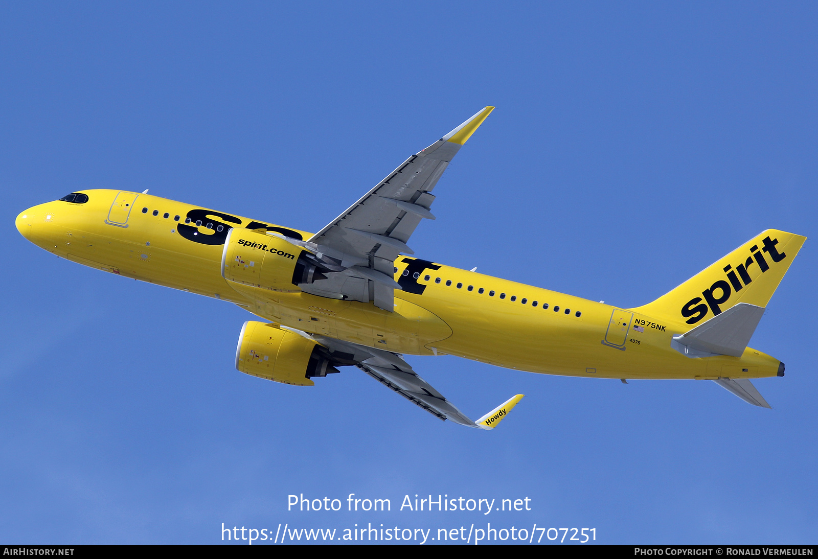 Aircraft Photo of N975NK | Airbus A320-271N | Spirit Airlines | AirHistory.net #707251